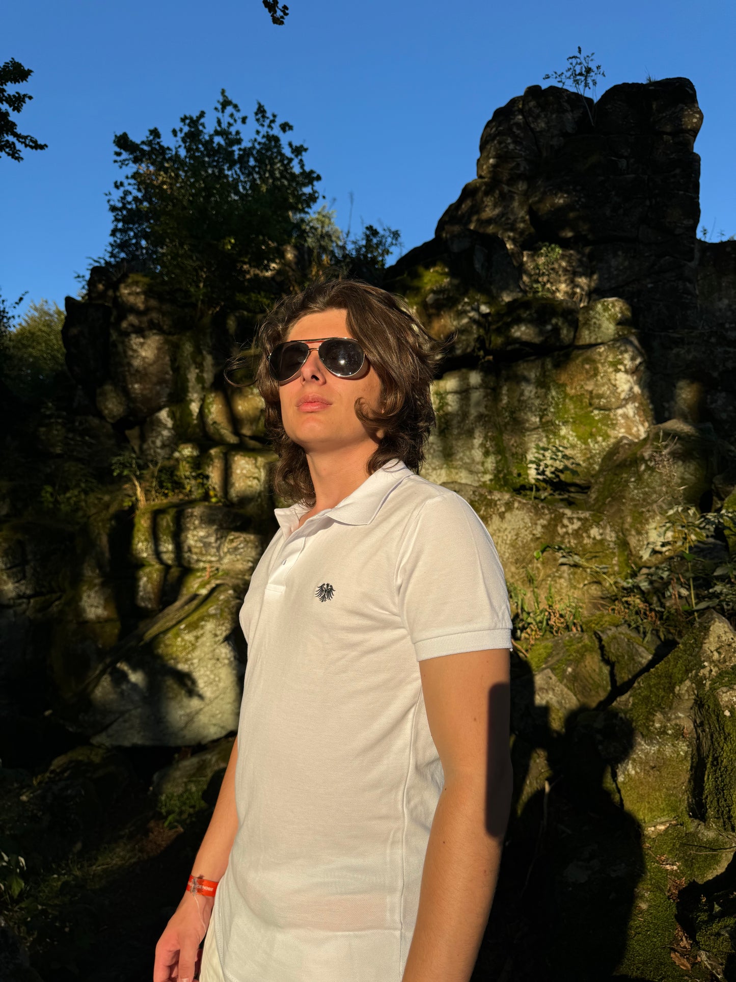Polo Shirt German Outfitters white