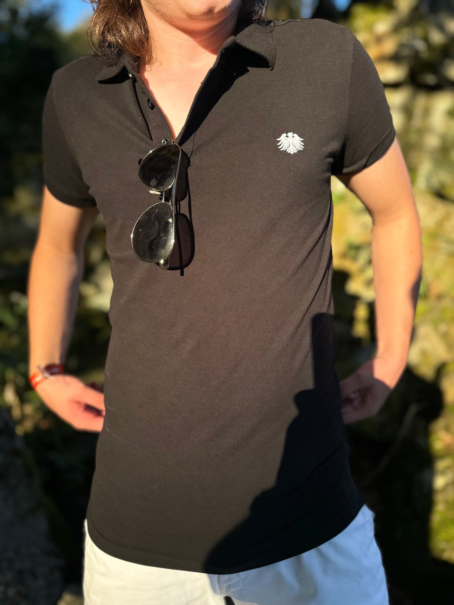 Poloshirt German Outfitters Schwarz