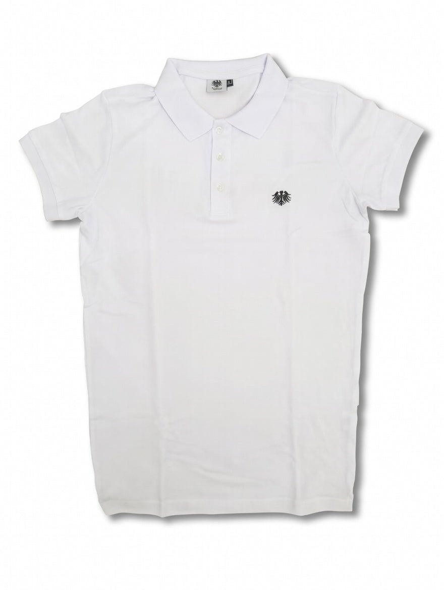 Weißes German Outfitters Kurzarm Polo